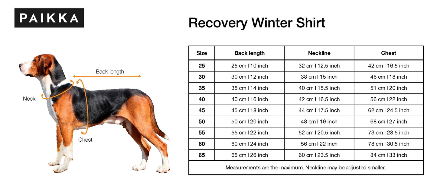 Hunde Recovery Winter Shirt