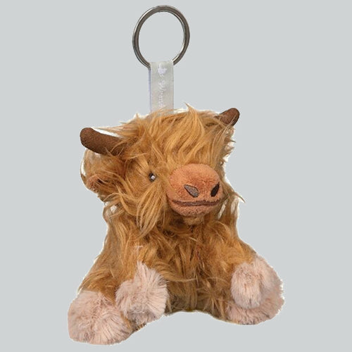 Schlüsselanhänger Highland Cow Plush Keyring