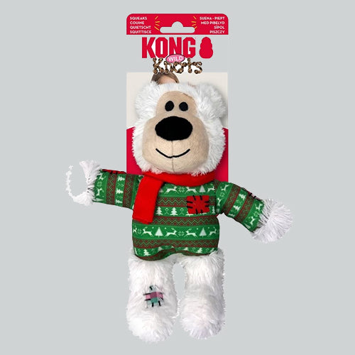 Spiekzeug KONG holiday wild knots bear