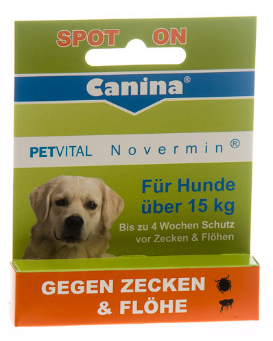 Zeckenmittel PETVITAL Novermin ab 15kg