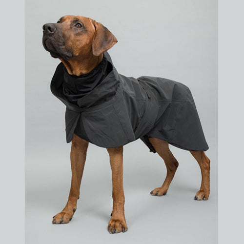 Hundemantel Visibility Raincoat Dark