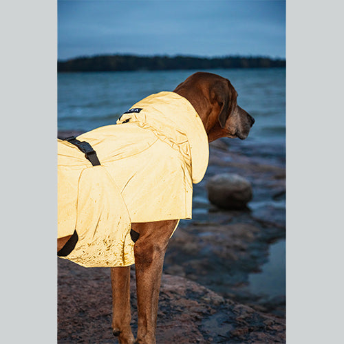 Hundemantel Visibility Raincoat Lite Yellow